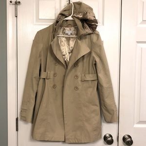 New York & Company Pea Coat Rain Jacket
